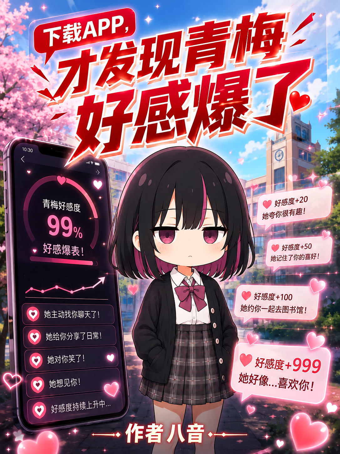 下载APP，才发现青梅好感爆了