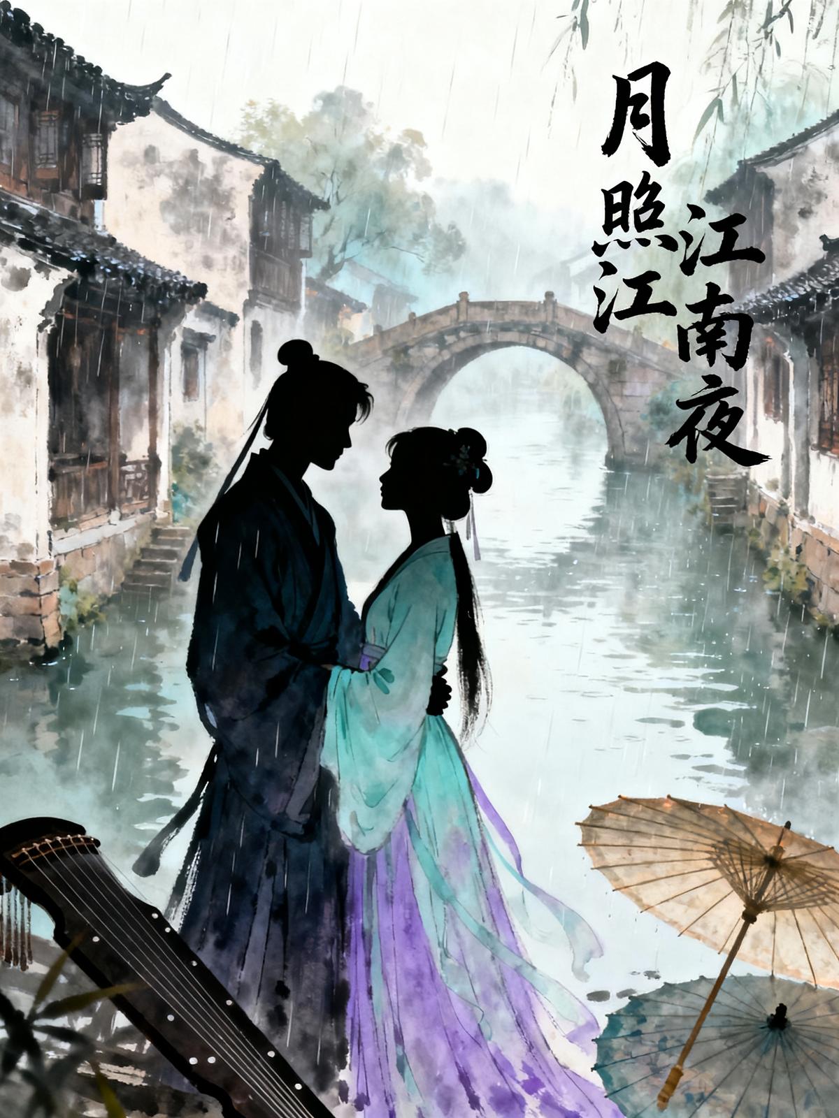 月照江南夜