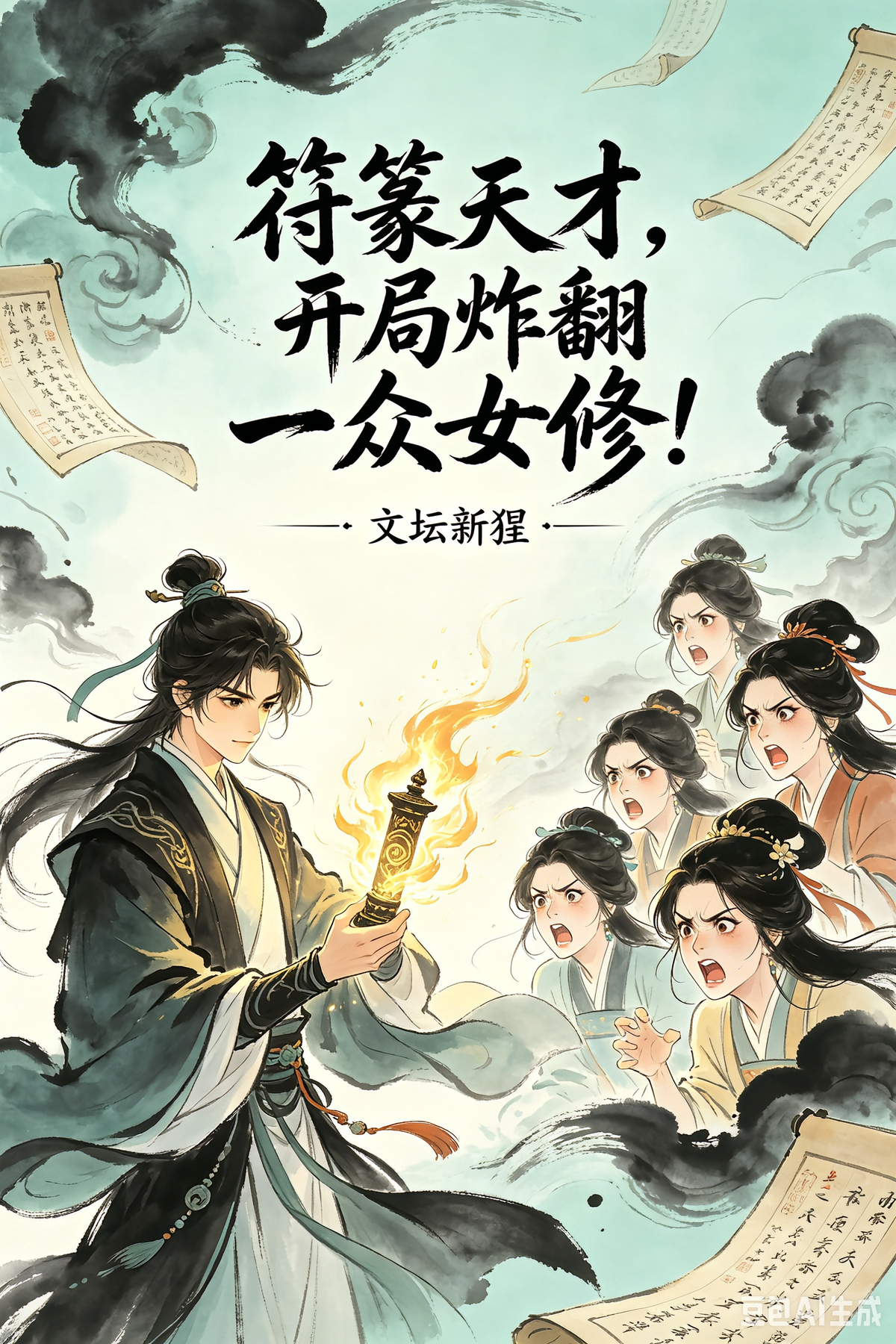 符篆天才，开局炸翻一众女修！