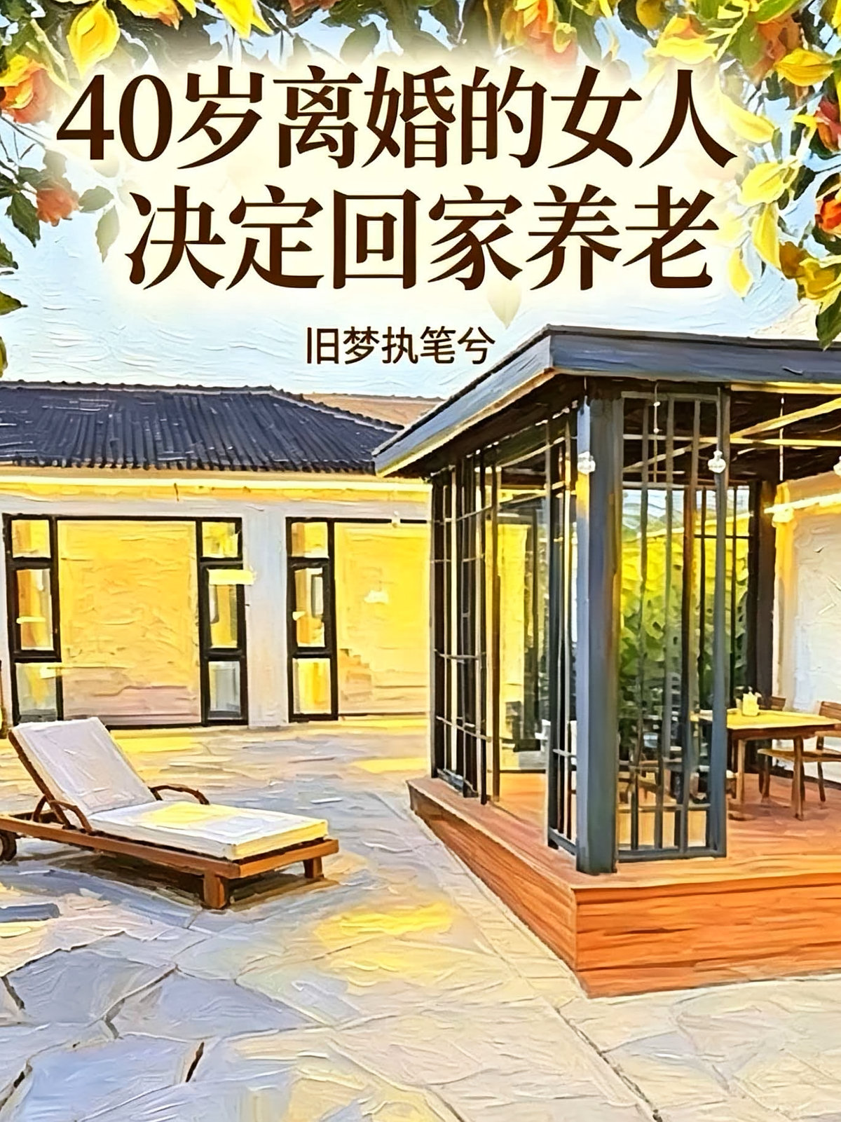 40岁离婚的女人决定回家养老