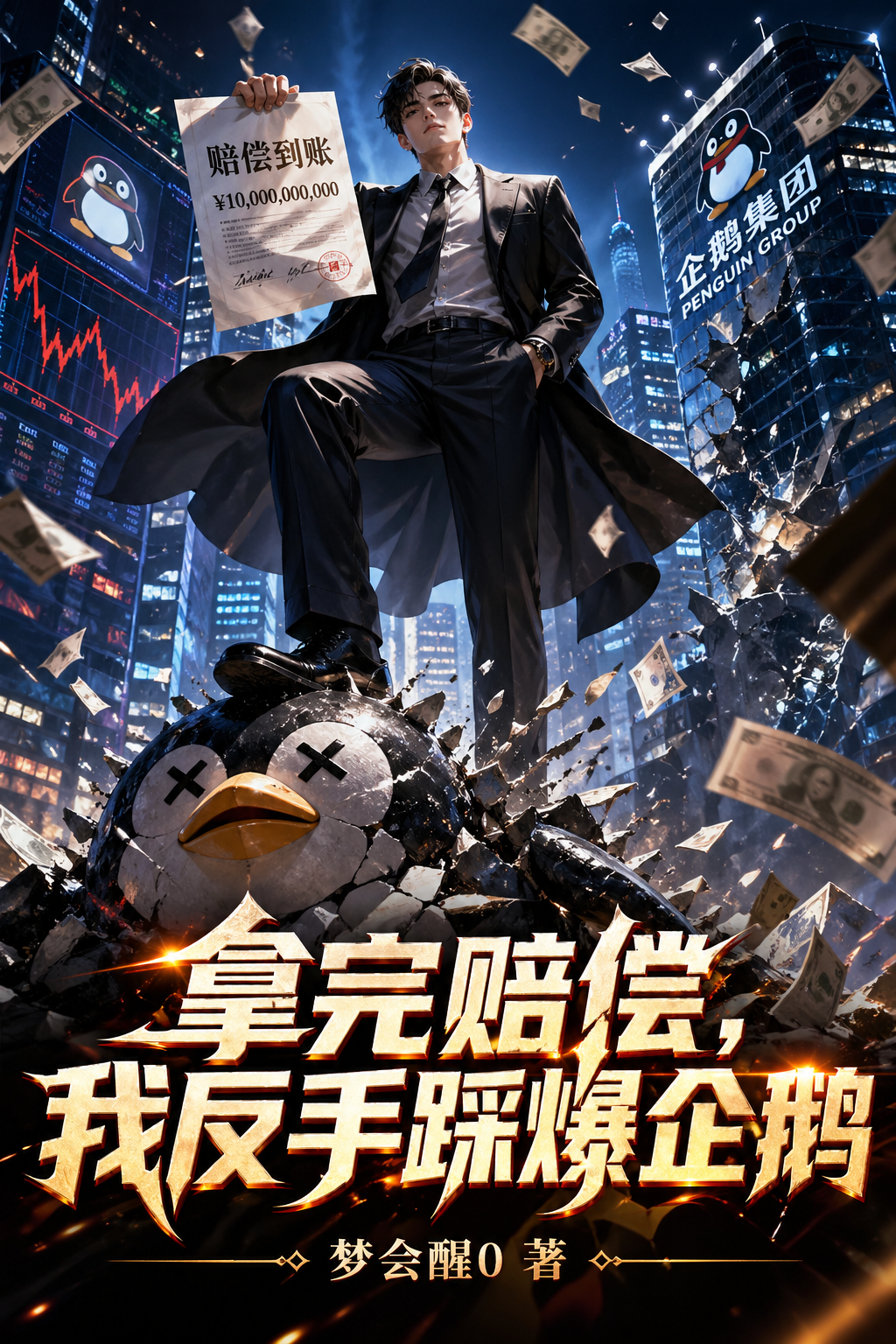拿完赔偿，我反手踩爆企鹅