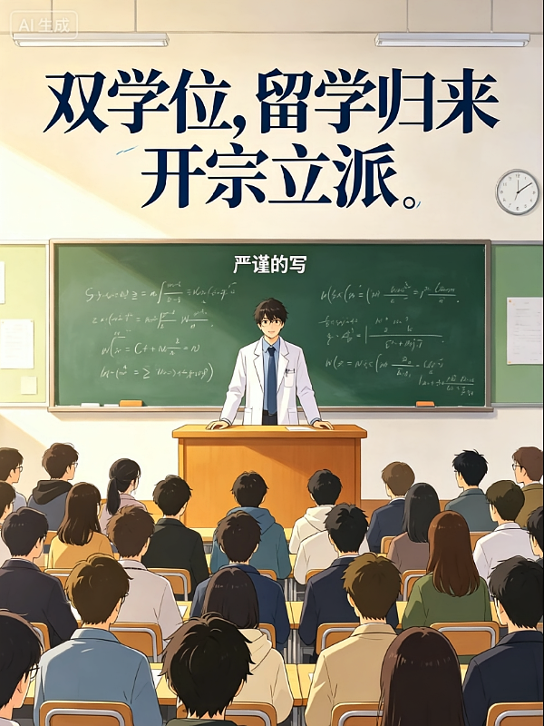 双学位，留学归来开宗立派
