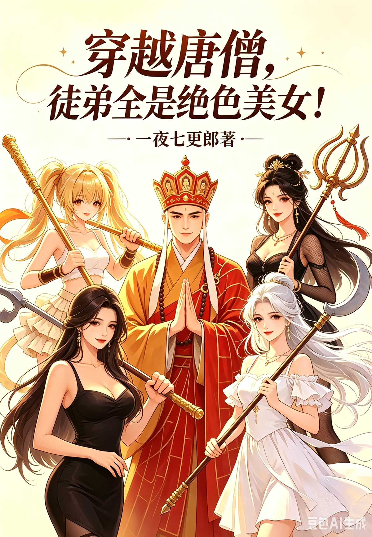 穿越唐僧，徒弟全是女妖怪！