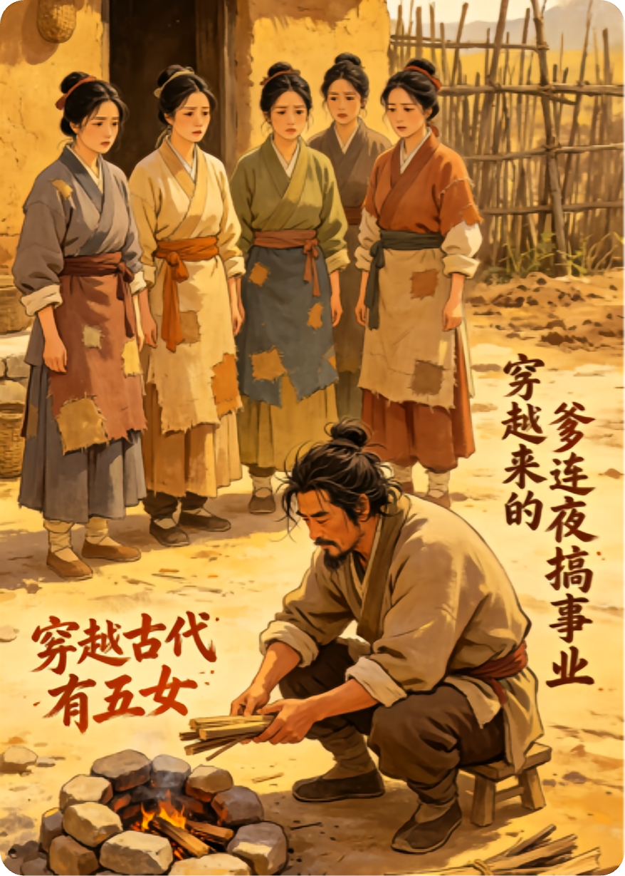 穿越古代有五女，穿越来的爹连夜搞事业
