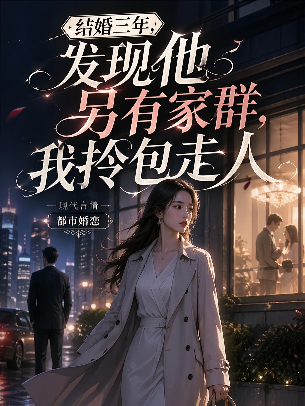 结婚三年，发现他另有家群，我拎包走人
