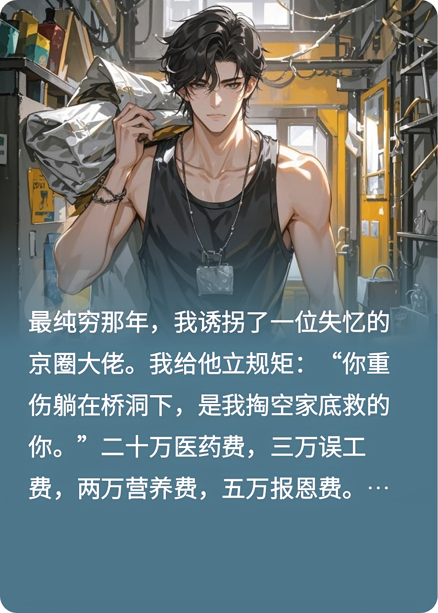 逼失忆京圈大佬打工抵债后，他动心了