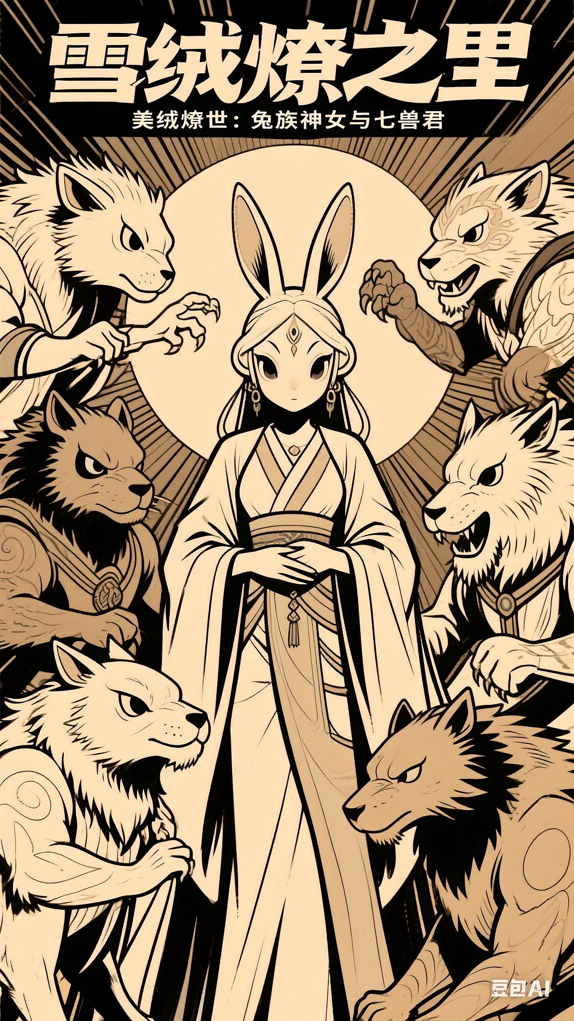 雪绒燎世：兔族神女与七兽君