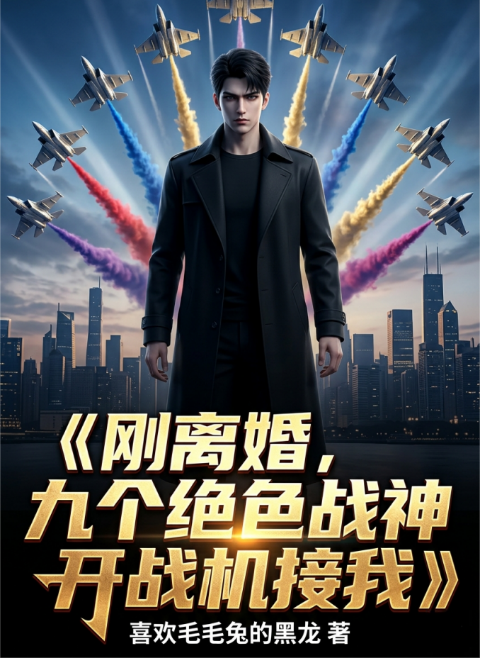 刚离婚，九个绝色战神开战机接我