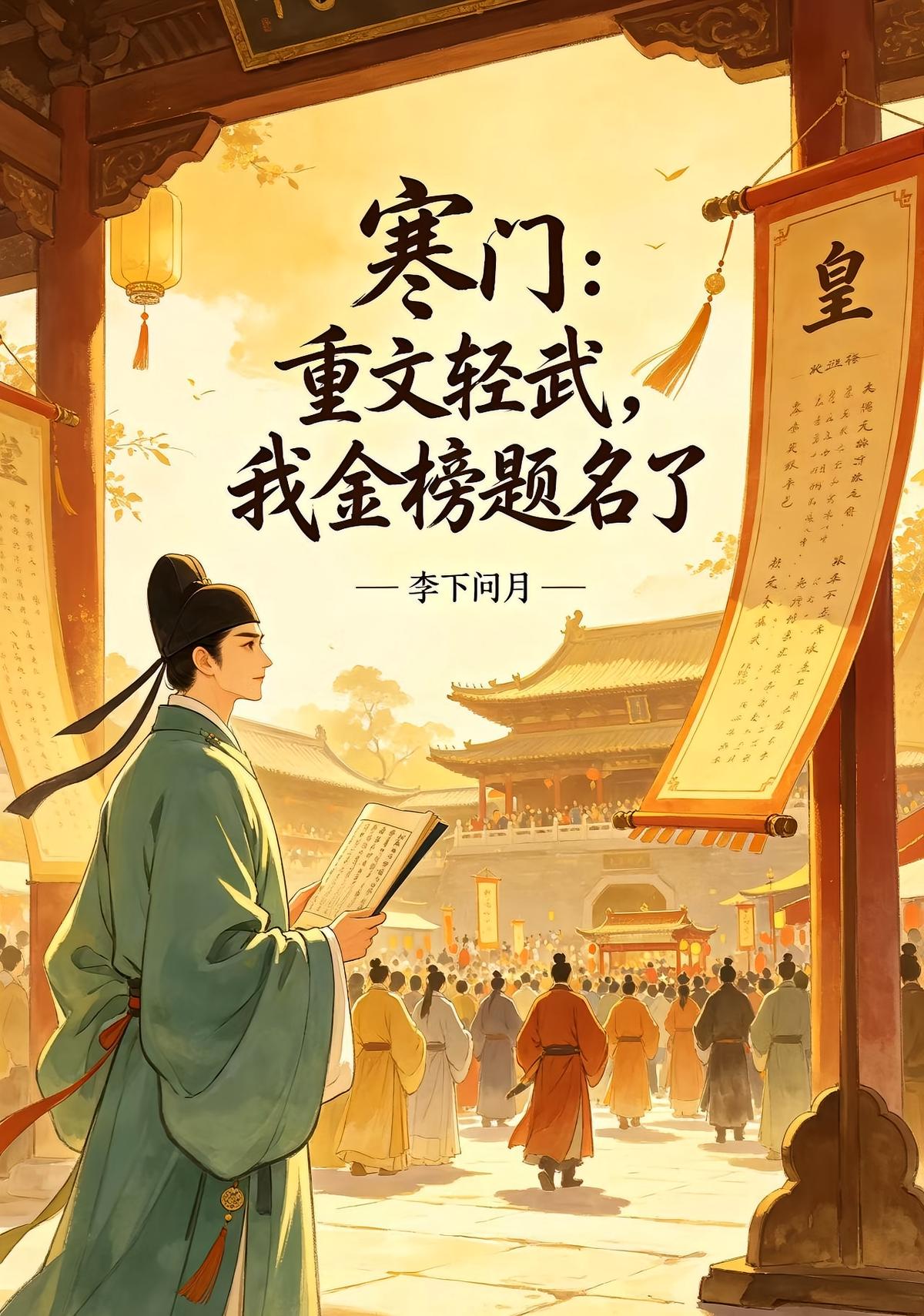 寒门：重文轻武，我金榜题名了