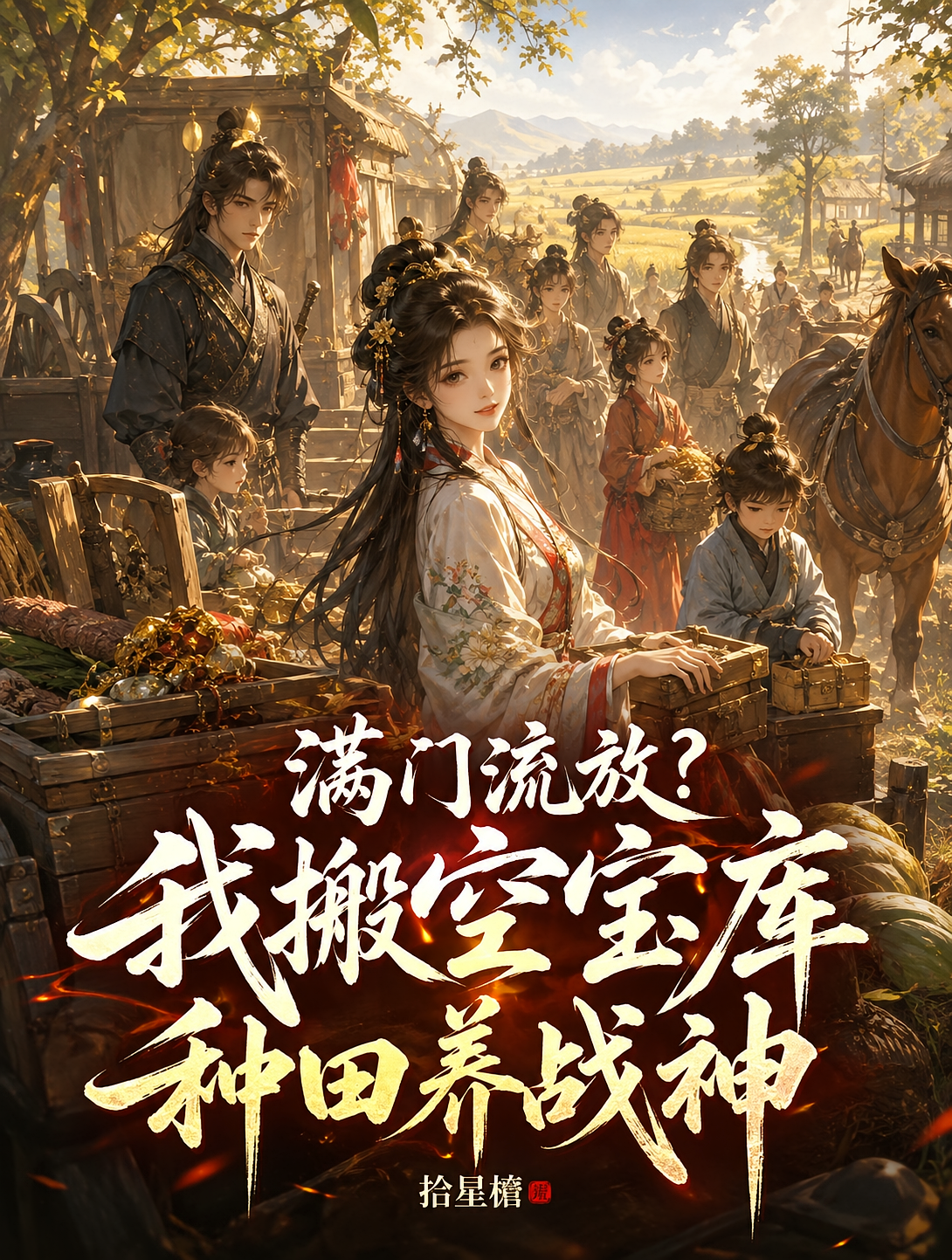 满门流放？我搬空宝库种田养战神