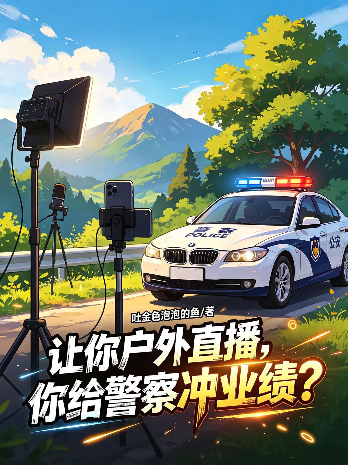 让你户外直播，你给警察冲业绩？