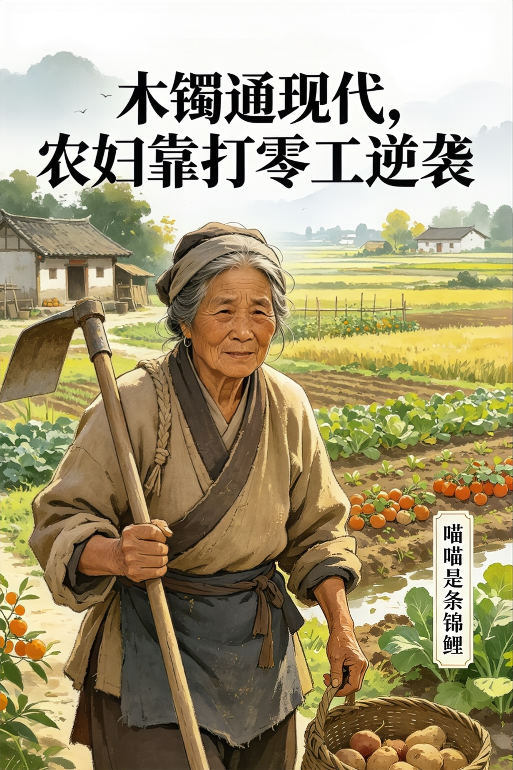 木镯通现代，农妇靠打零工逆袭