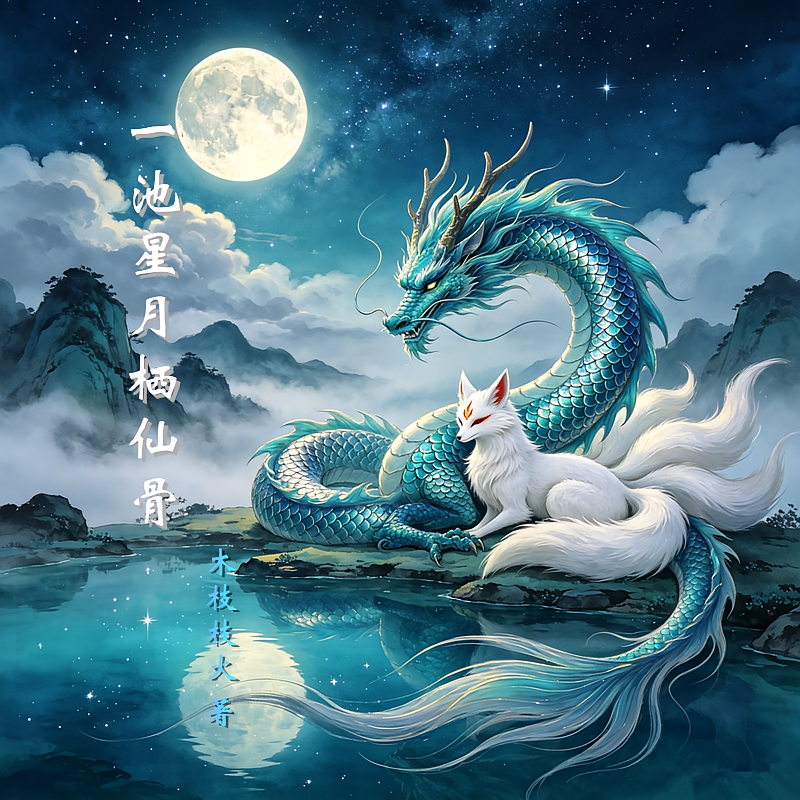 一池星月栖仙骨