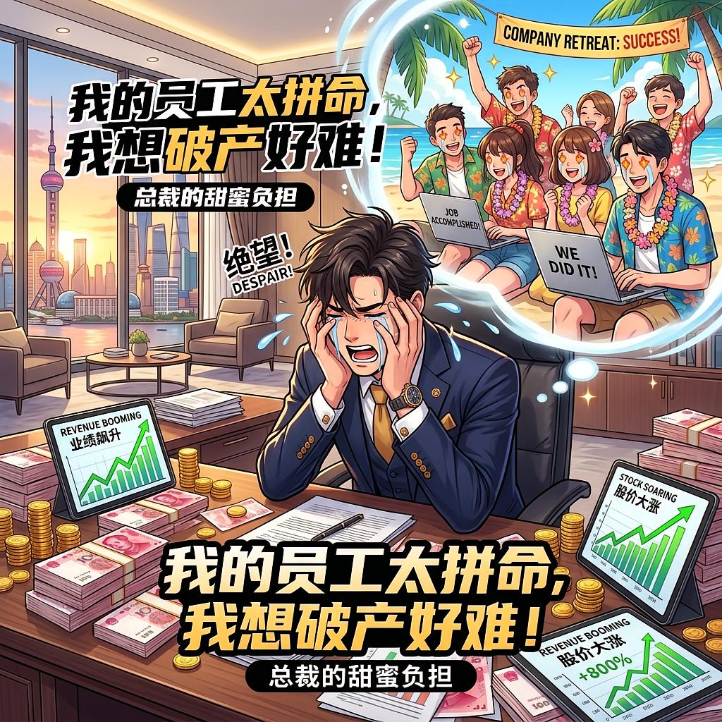 我的员工太拼命，我想破产好难！