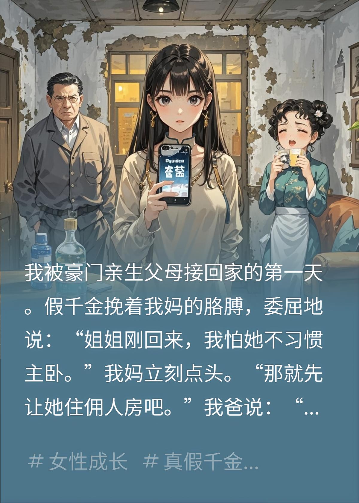 重生回豪门认亲当天，我把佣人房挂成99一晚