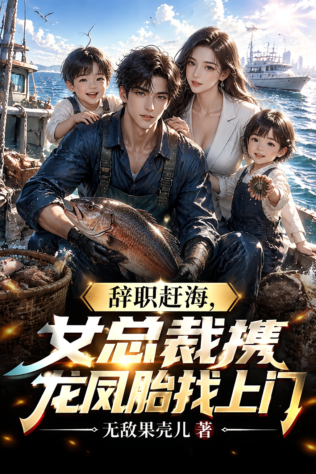 辞职赶海，女总裁携龙凤胎找上门
