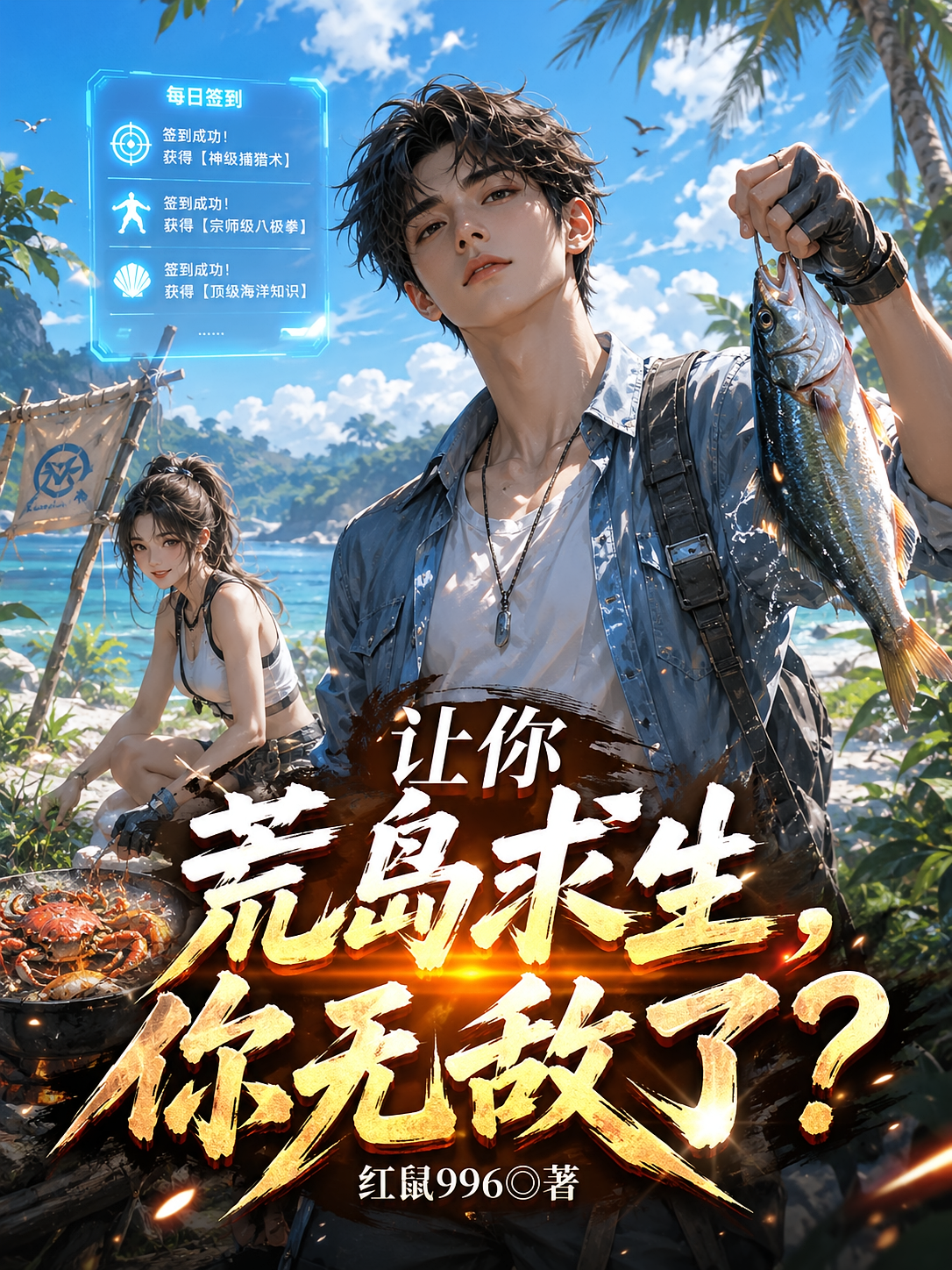 让你荒岛求生，你无敌了？