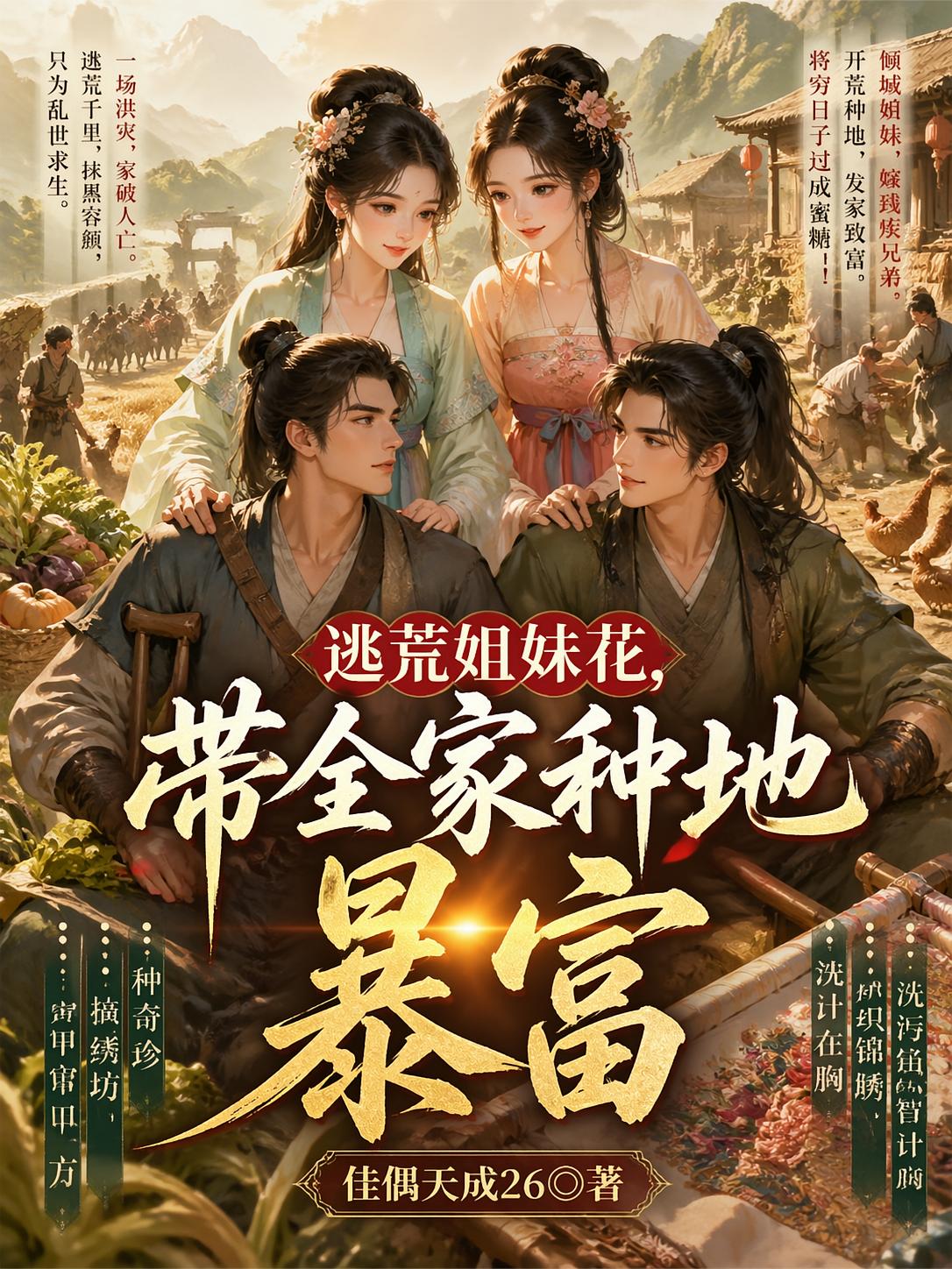 逃荒姐妹花，带全家种地暴富