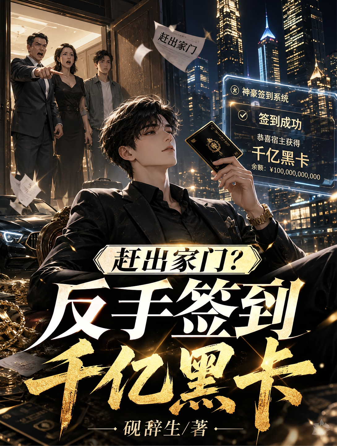 赶出家门？反手签到千亿黑卡