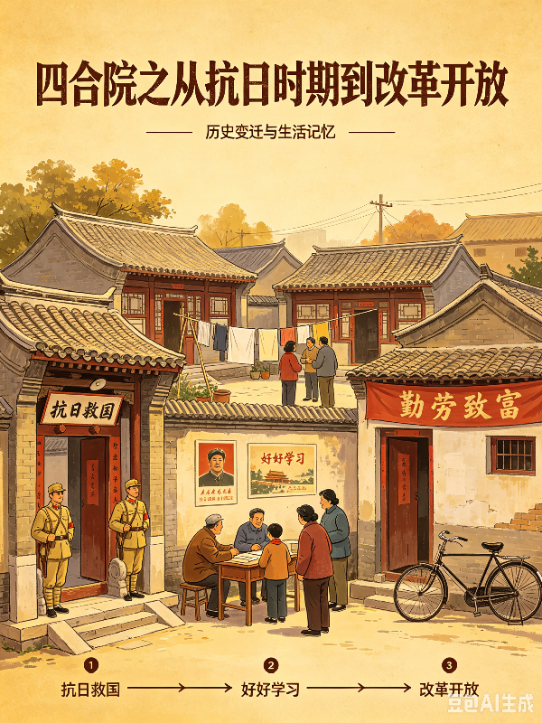 四合院之从抗日时期到改革开放