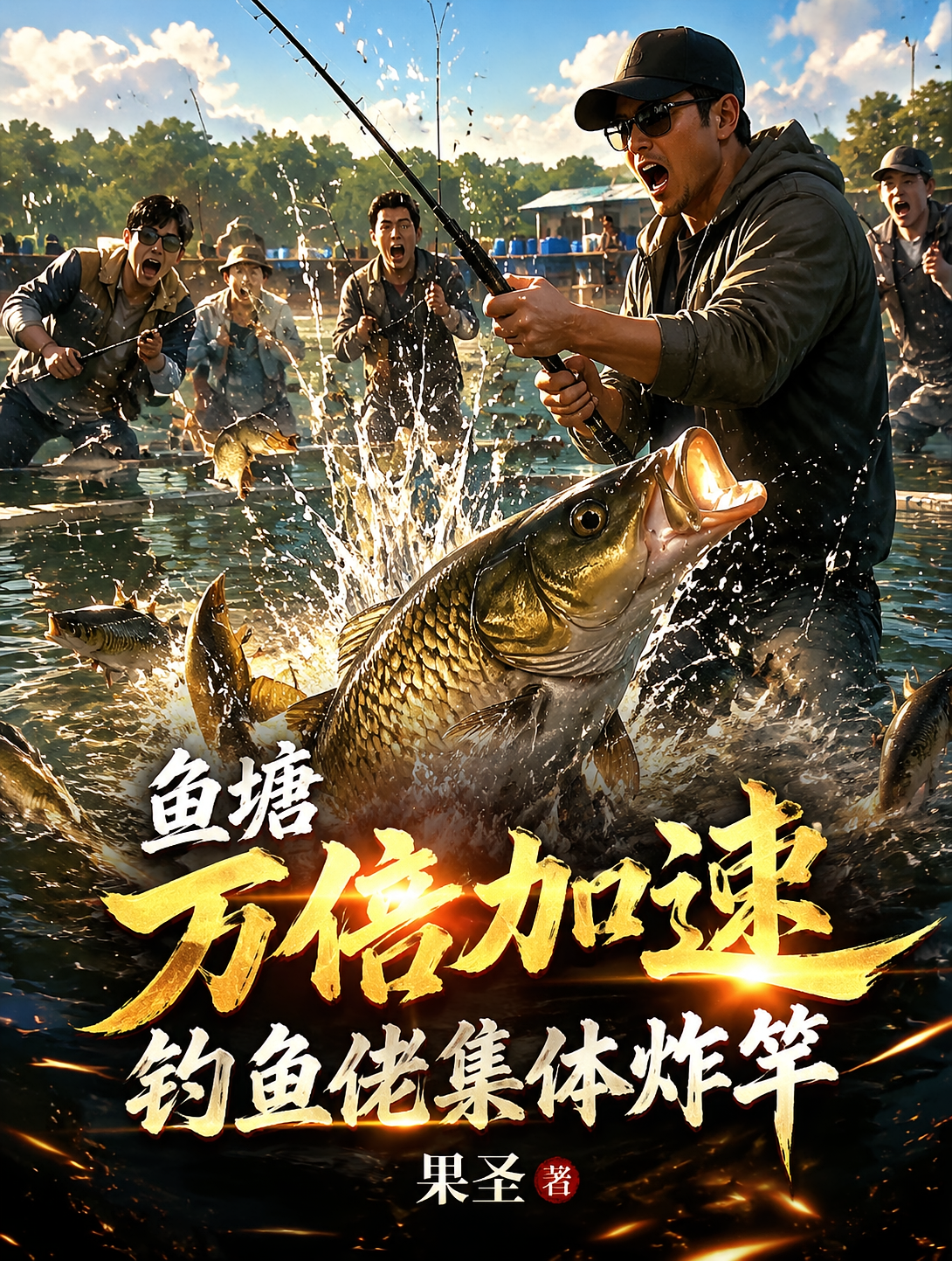 鱼塘万倍加速，钓鱼佬集体炸竿！
