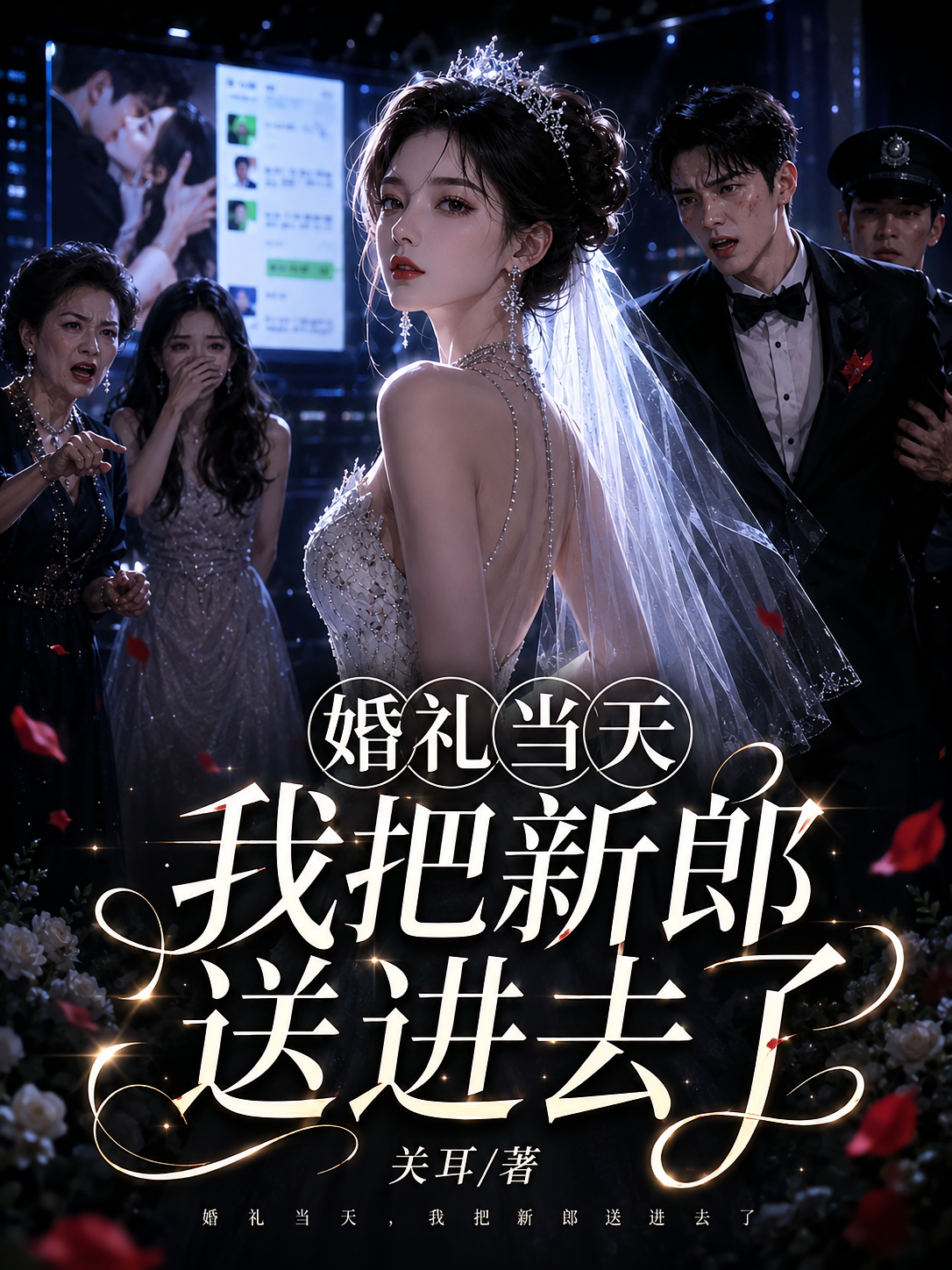 婚礼当天，把新郎送进去了