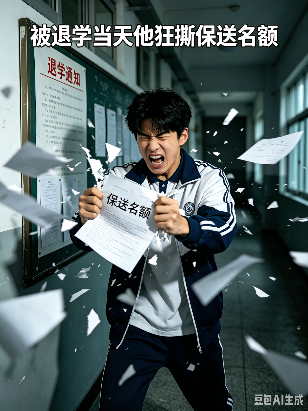 被退学当天他狂撕保送名额