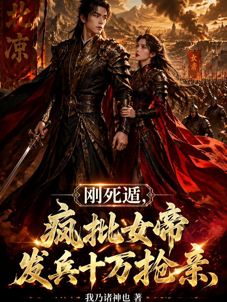刚死遁，疯批女帝发兵十万抢亲