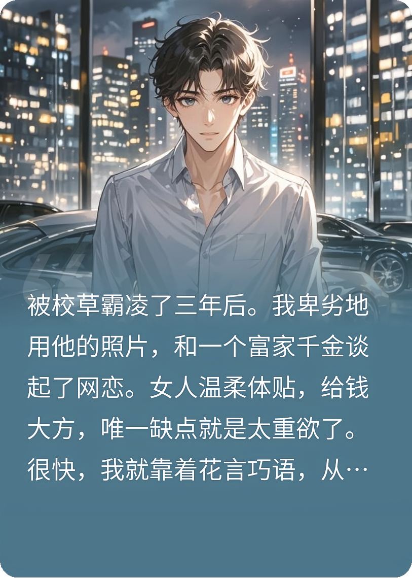 被校草霸凌了三年后，我用他的照片和女总裁网恋了