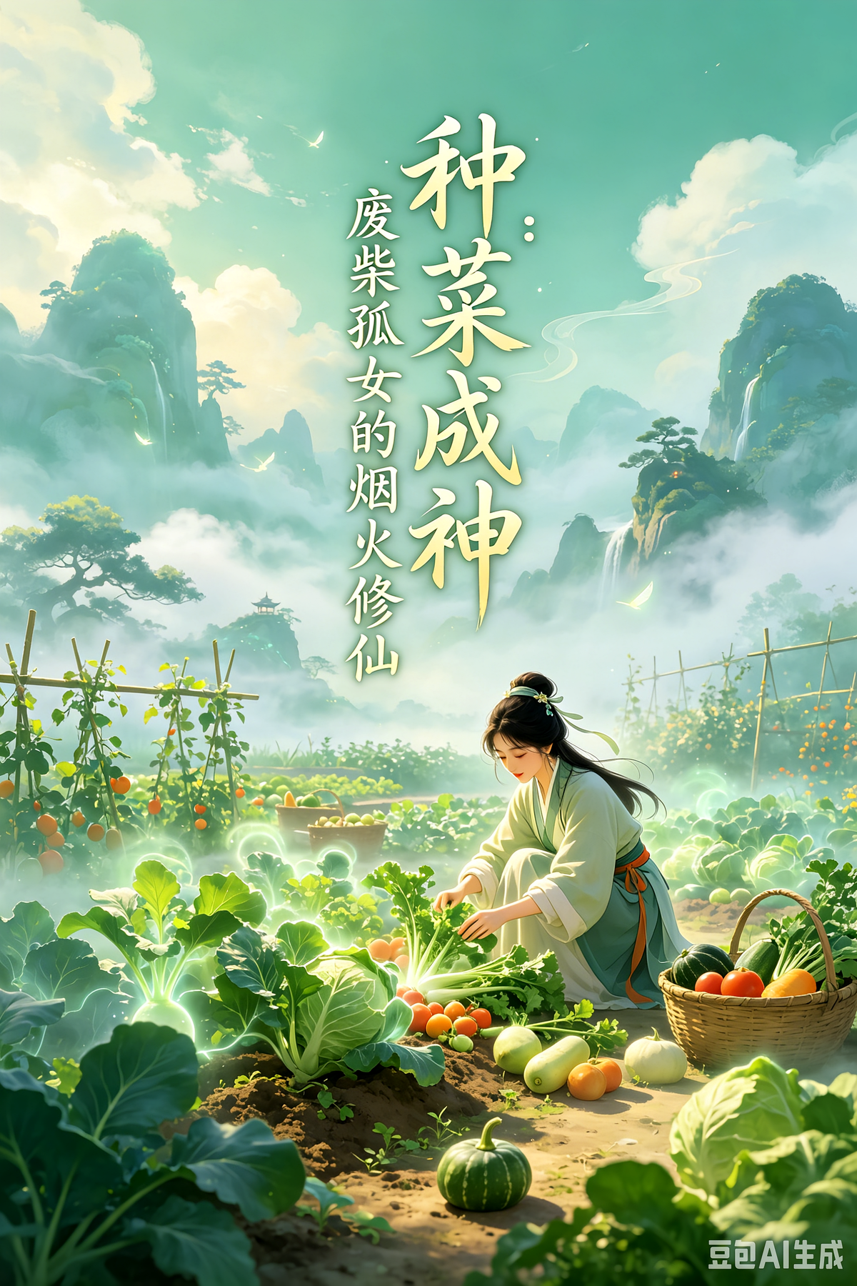 种菜成神：废柴孤女的烟火修仙
