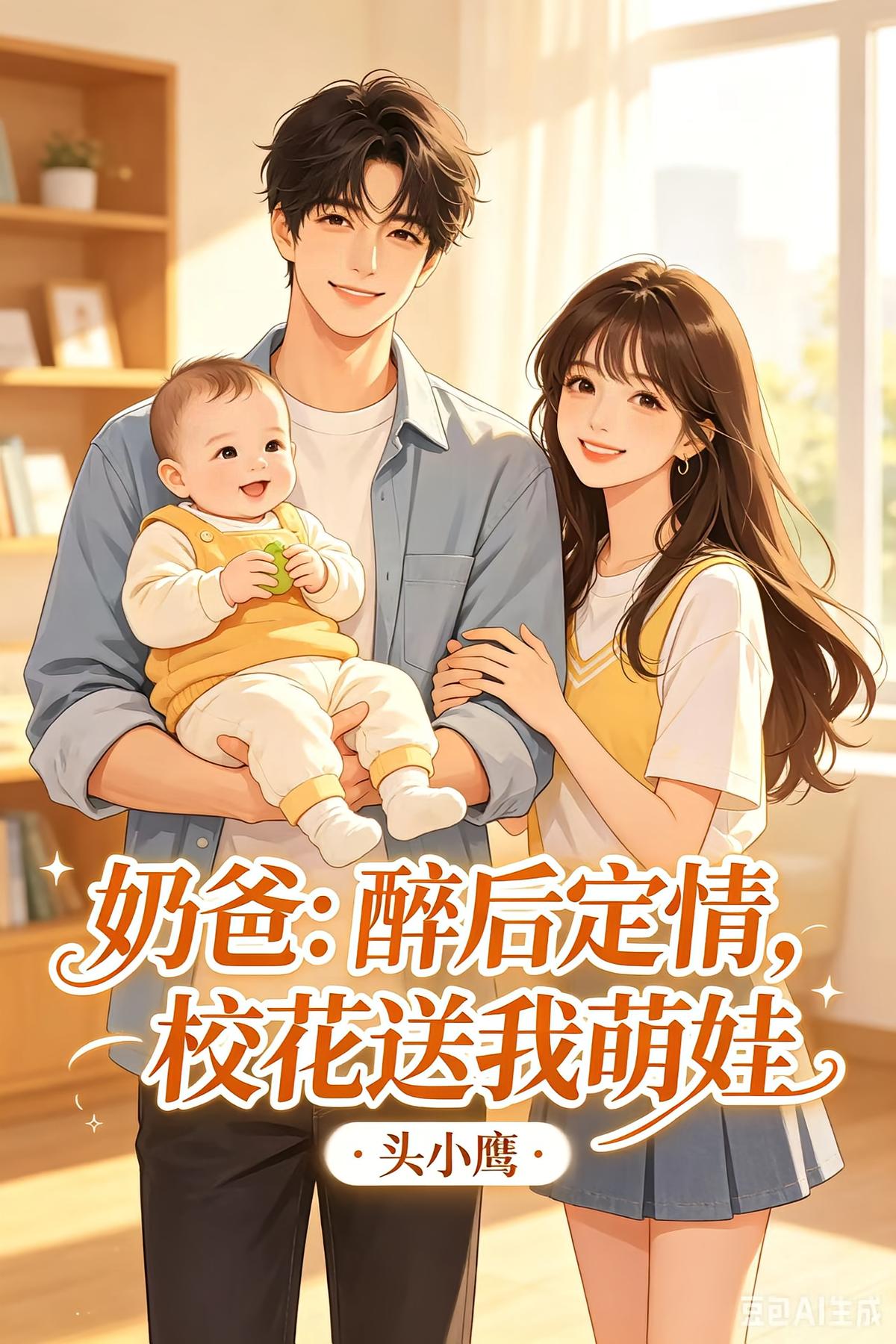 奶爸：醉后定情，校花送我萌娃