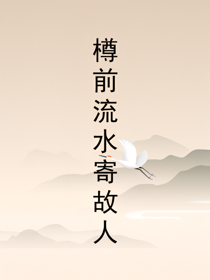 樽前流水寄故人