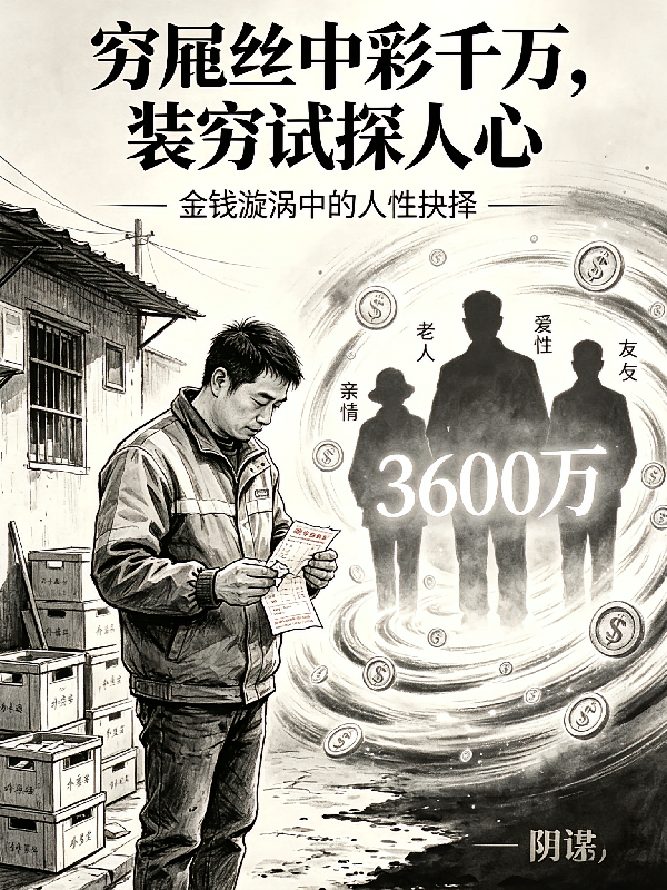 穷屌丝中彩千万，装穷试探人心
