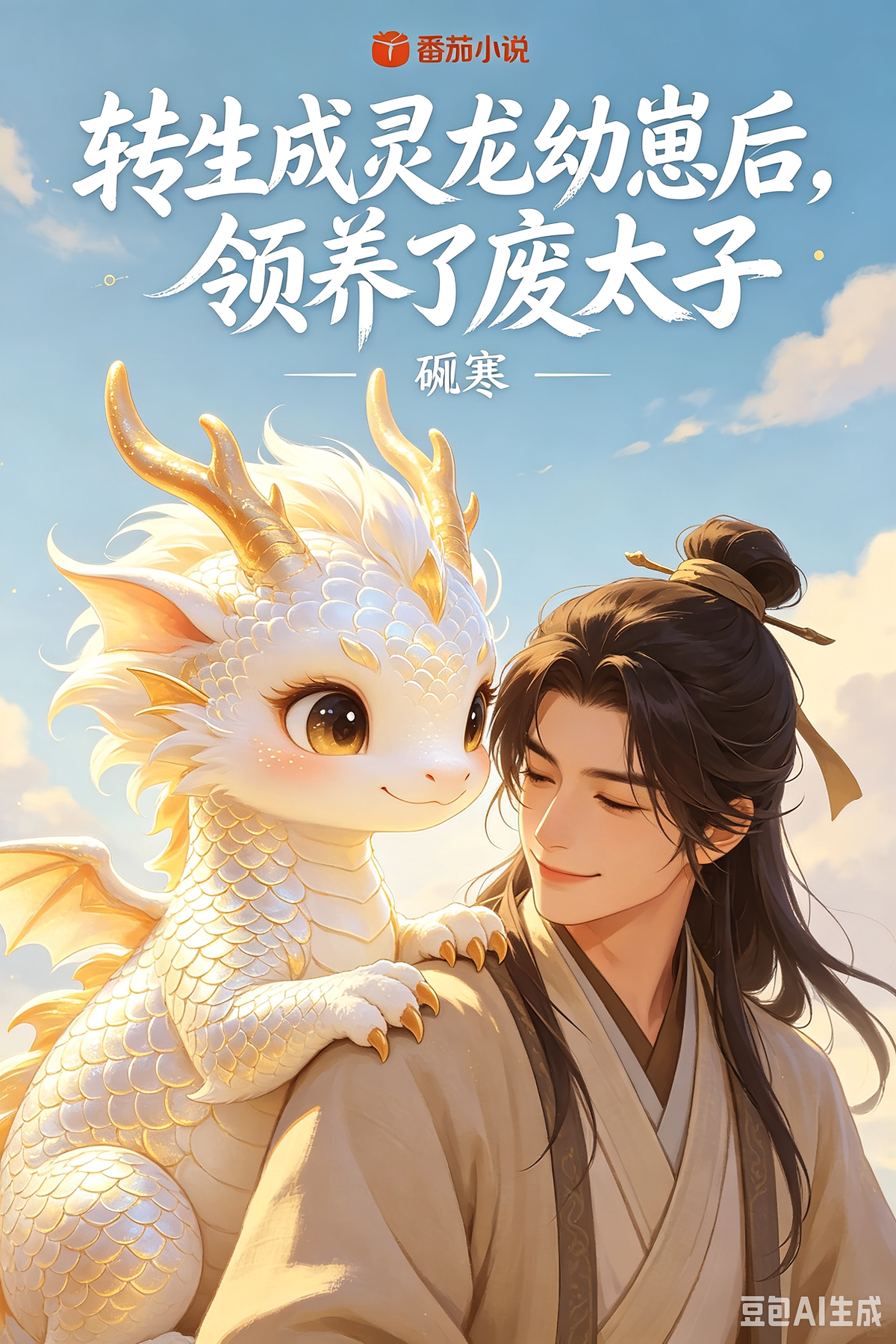 转生为灵龙幼崽后，领养了废太子