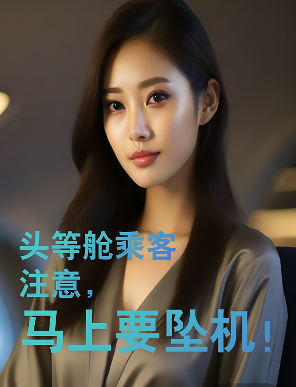 头等舱乘客注意，马上要坠机！