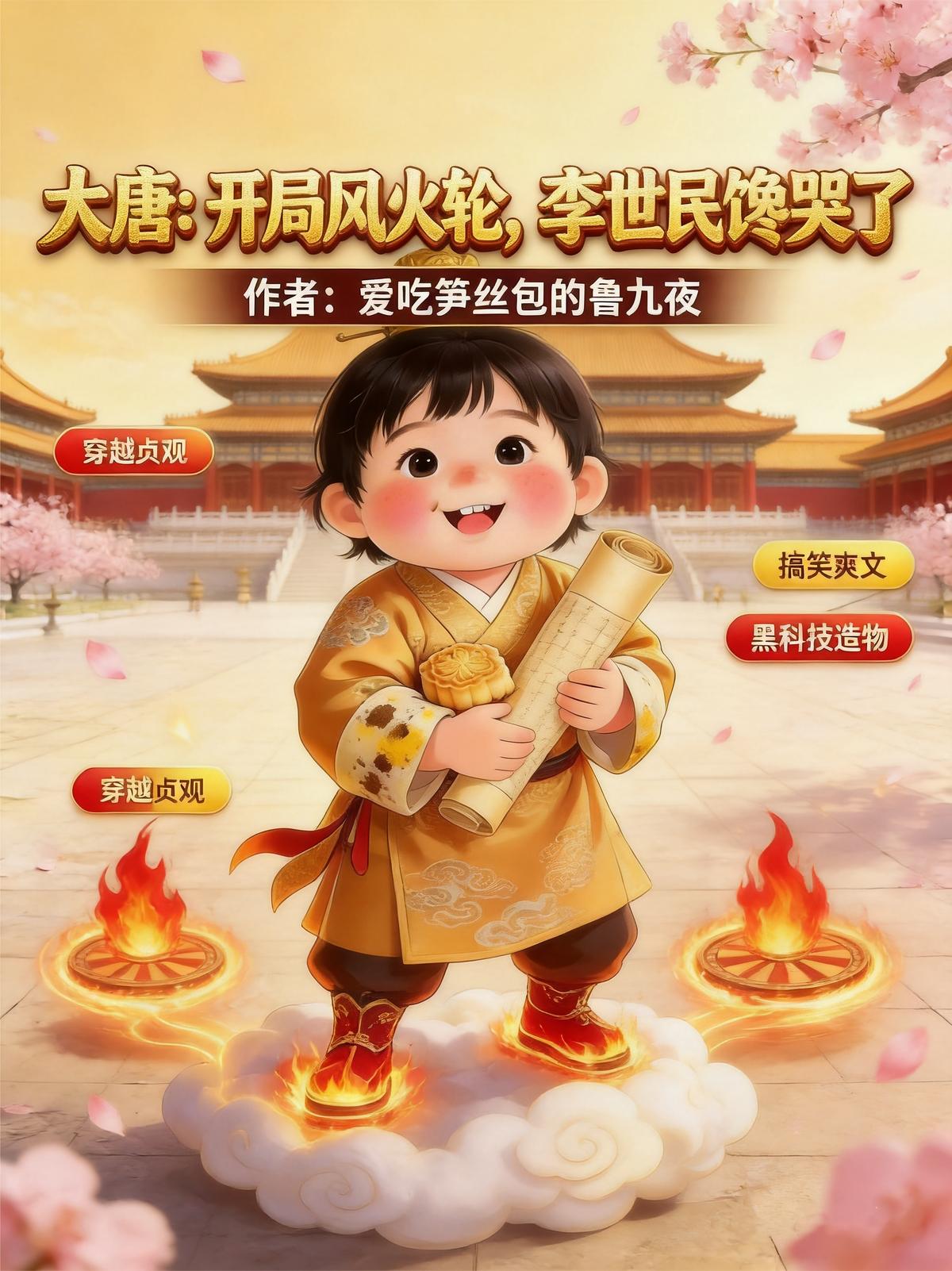 大唐：开局风火轮，李世民馋哭了