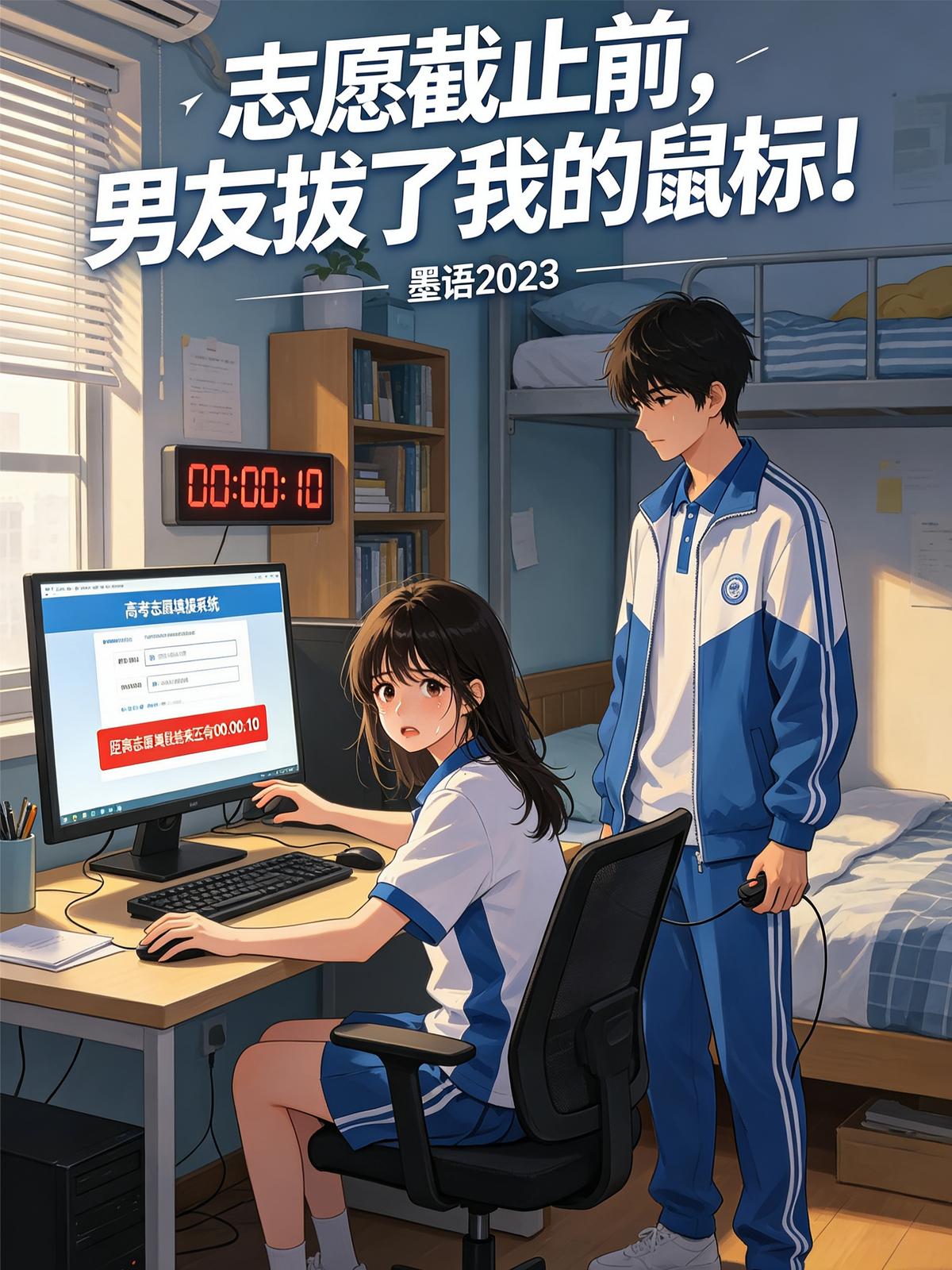 志愿截止前，男友拔了我的鼠标！