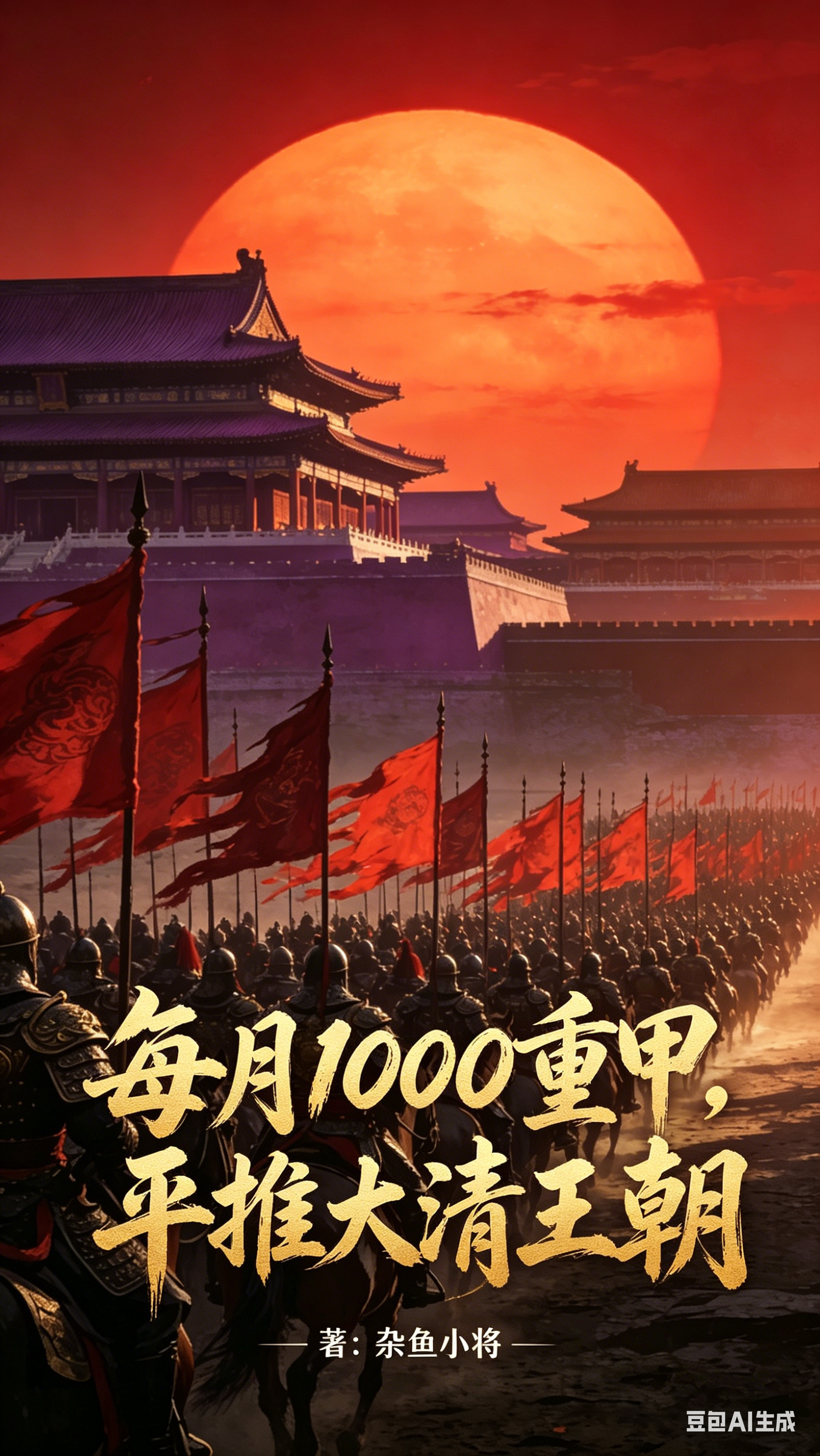 每月1000重甲，平推大清王朝