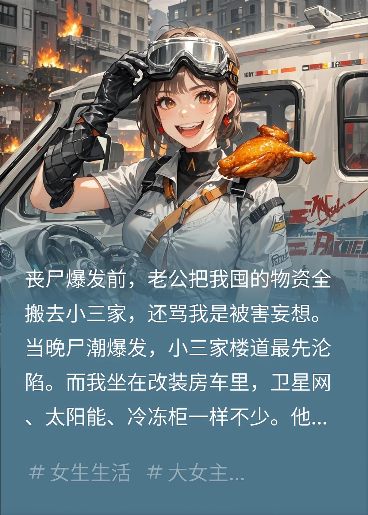老公用我的物资养小三，我开神级房车在末世狂飙