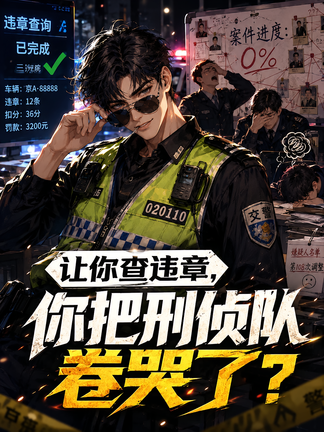 让你查违章，你把刑侦队卷哭了？