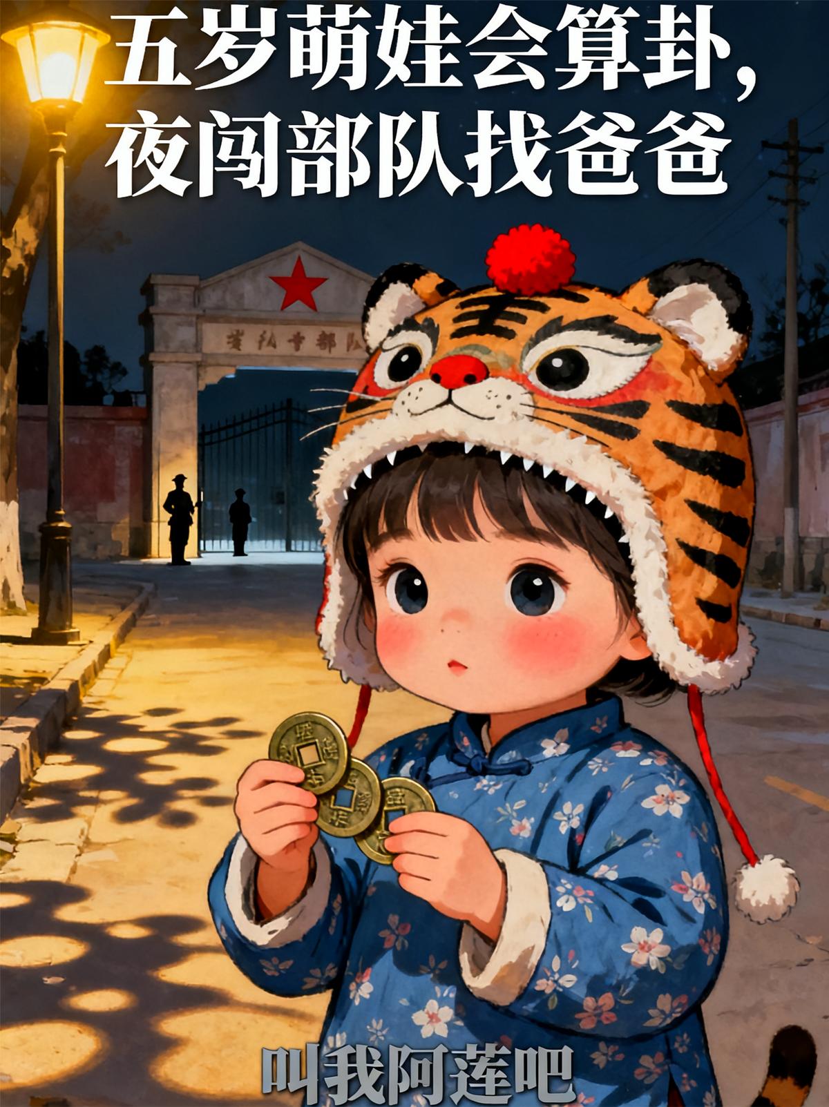 五岁萌娃会算卦，夜闯部队找爸爸