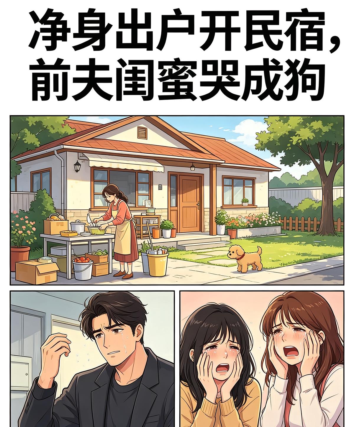 净身出户开民宿，前夫闺蜜哭成狗