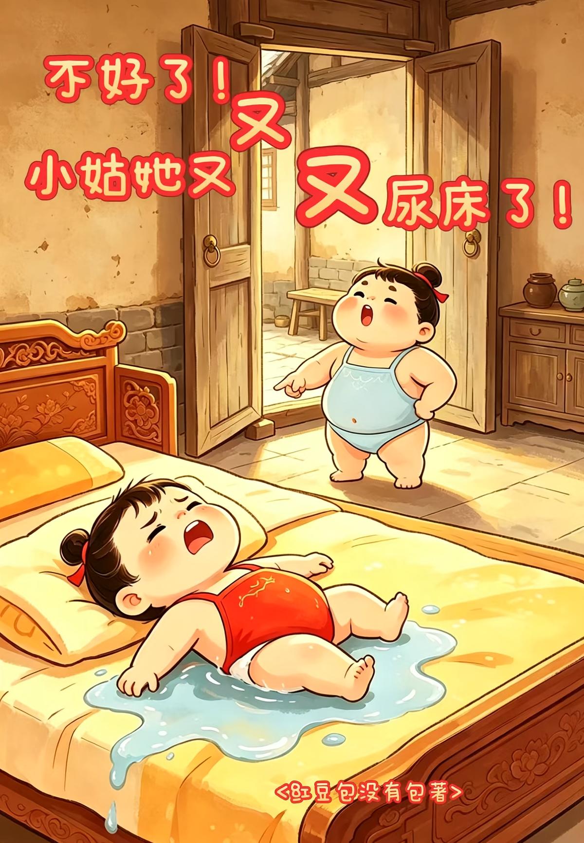 不好了！小姑她又又又尿床了！