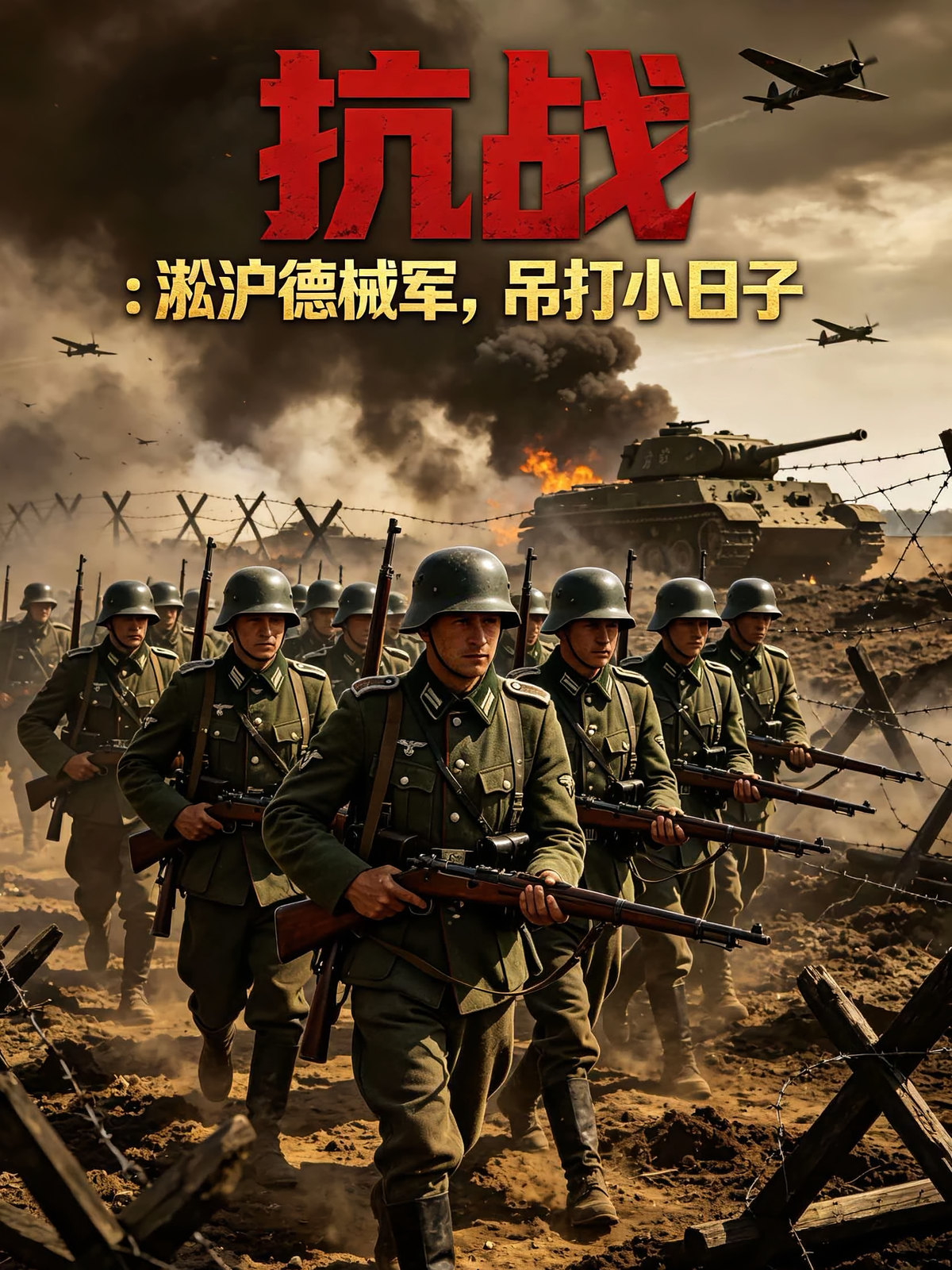 抗战：淞沪德械军，吊打小日子