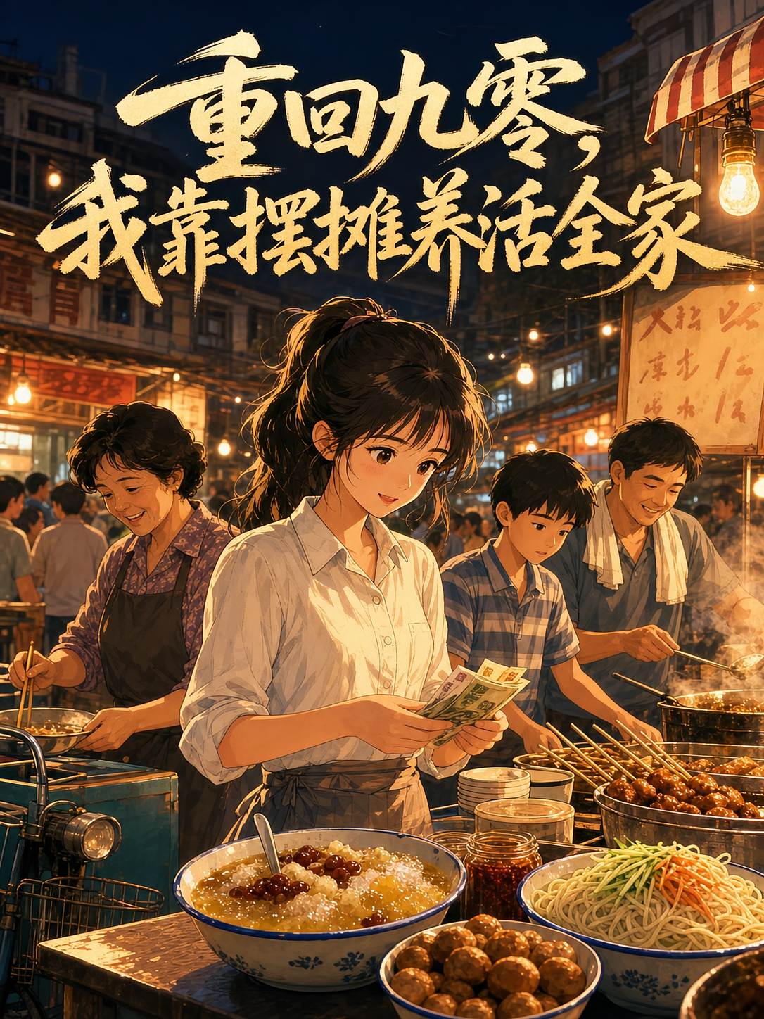 重回九零，我靠摆摊养活全家