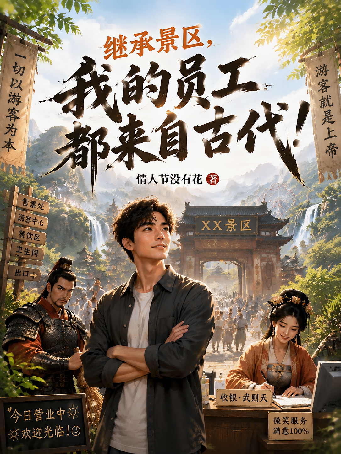 继承景区，我的员工都来自古代！