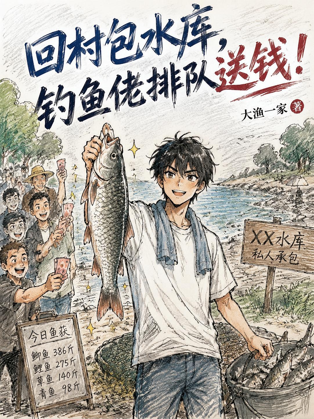 回村包水库，钓鱼佬排队送钱！