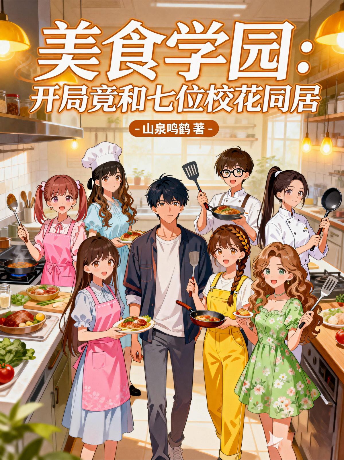 美食学园：开局竟和七位校花同居