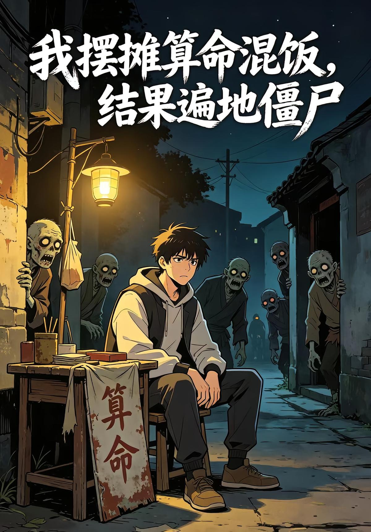 我摆摊算命混饭，结果遍地僵尸？