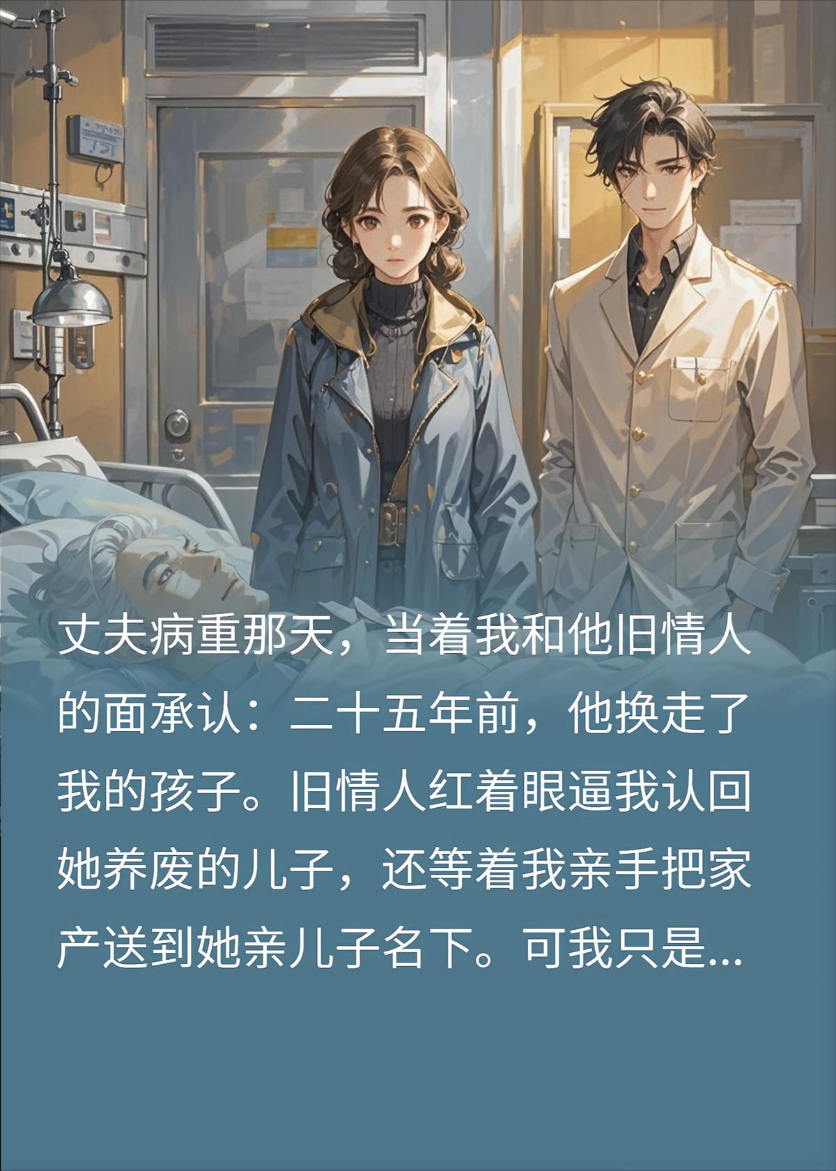 丈夫临终坦白换走我儿子，我笑了：早换回来了